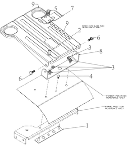 Seat Adjustment Diagram and Parts List for XT1-GT50KH (14BQA3CQ010)(2021) Cub Cadet Lawn Tractor